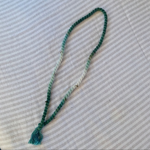 Hand-woven, Hand-dyed Necklace - Picture 2 of 5